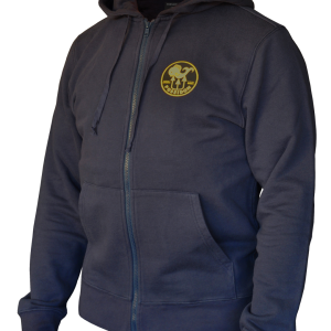 Poseidon Zip Hooded Sweatshirt navy Kapuze Kapuzenpullover Hoodie blau Fish Hood