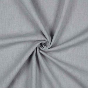 Leinen, Mischgewebe unifarben Hellgrau