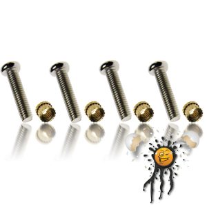 Platinen Schrauben Rändelmutter M3 10 mm Metall 8-teilig