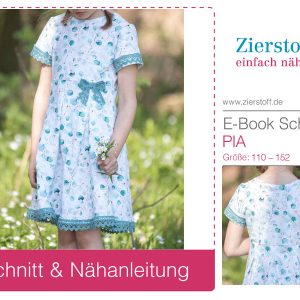 Kleid “PIA” – Schnitt & E-Book, Gr. 110 – 152 [Digital]