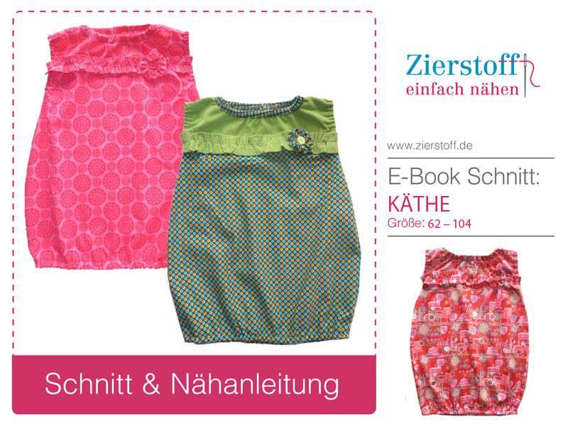 Kleid “KÄTHE”, Schnitt & E-Book, Gr. 62 – 104 – Bild 2