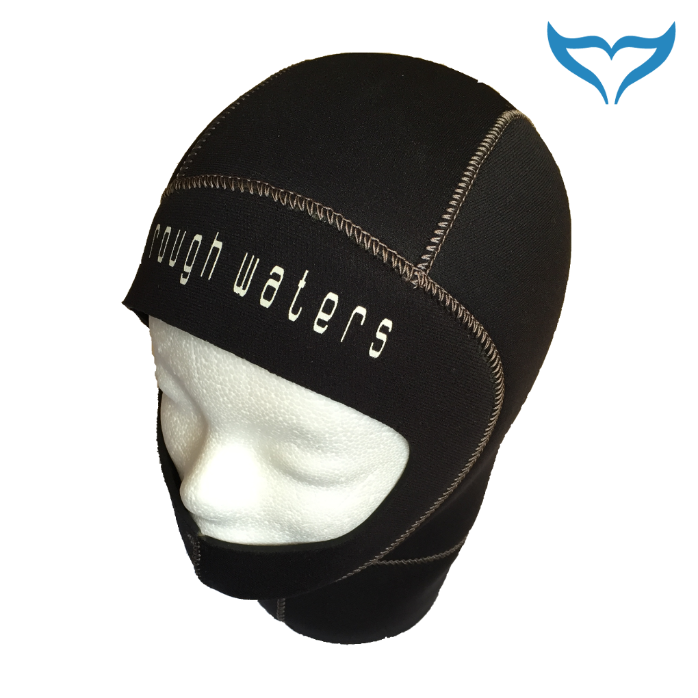 Rough Waters Kopfhaube 3 mm S Neopren Manschette Skin Haube RW schwarz Hood Neu – Bild 3