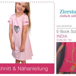 Kleid “INDIA”, Gr. 62 – 104 [Digital]