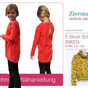 Kleid, Schnittmuster & Ebook “Inken”, Gr. 110 – 152 [Digital]