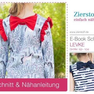 Shirt mit Schleife “LEVKE”, Gr. 62 – 104 [Digital]