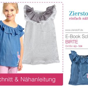 Kleid / Bluse “BIRTE”, Gr. 62 – 104 [Digital]