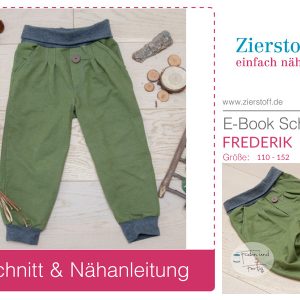 Pumphose mit Bundfalten “FREDERIK”, Gr. 110 – 152 [Digital]