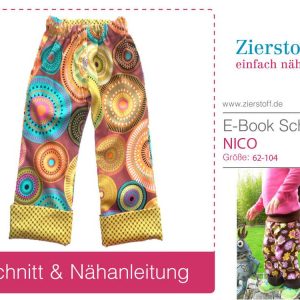 Hose / Wendehose “NICO”, Gr. 62 – 104 [Digital]