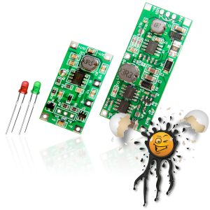 DC 5Vin 9/12Vout Lithium Ion 3,7V 18650 UPS Spannungskonverter Laderegler