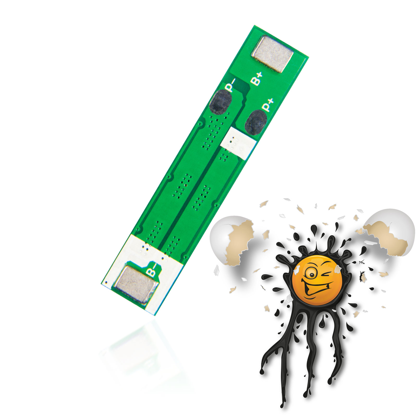 1S 18650 26650 LiPo Lithium-Polymer DW01-A 3,6V HX-1S BMS Laderegler 12A – Bild 3