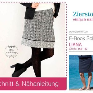 Rock, “LIANA”, Gr. 158 – Damengr. 46 – aus Jersey oder stabilen Stoffen [Digital]