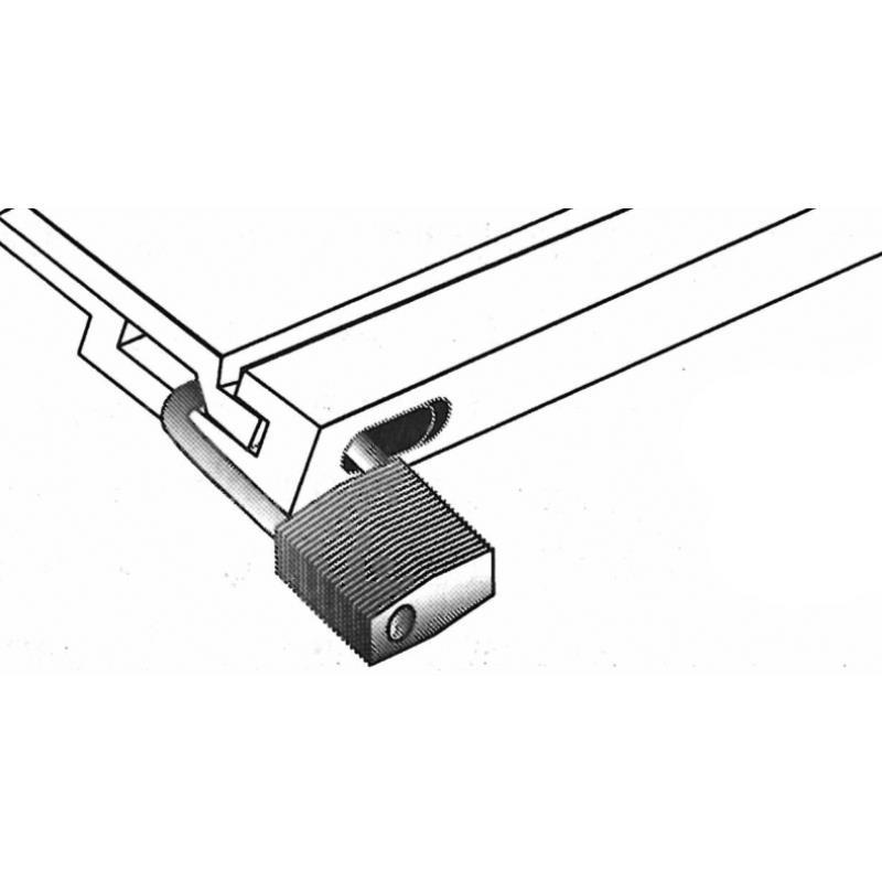 Montageplattform Alu mit Abdeckung und Diebstahlschutz – Bild 3