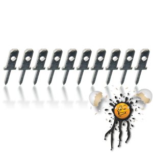 10 x PCB Platinen Lötanschluss Lötfahne 2,8 mm 1 Pin