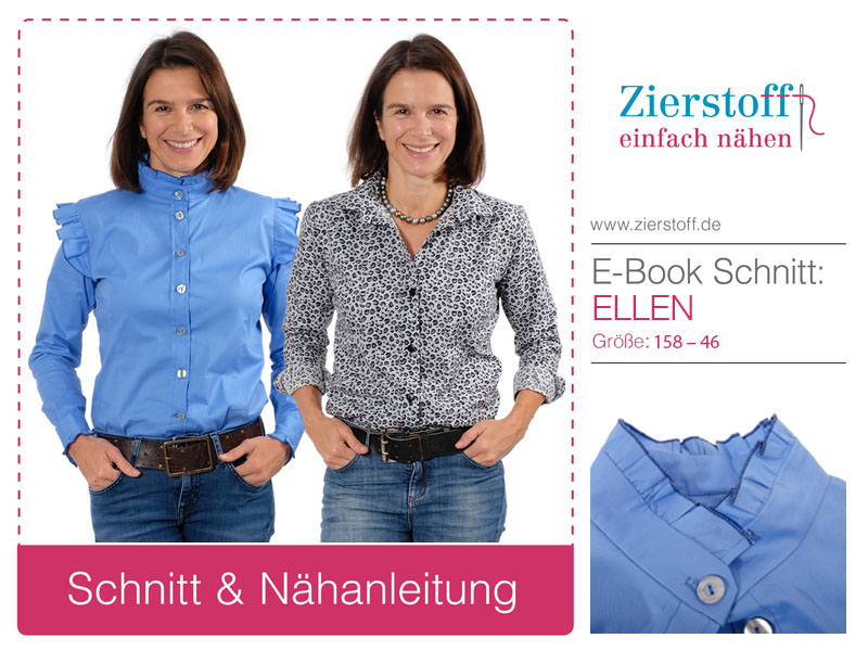 Bluse “ELLEN”, Gr. 158 – Damengr. 46 – Bild 2