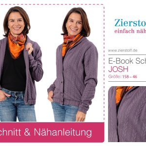 Cardigan, Sweatjacke “JOSH”, Gr. 158 – Damengr. 46