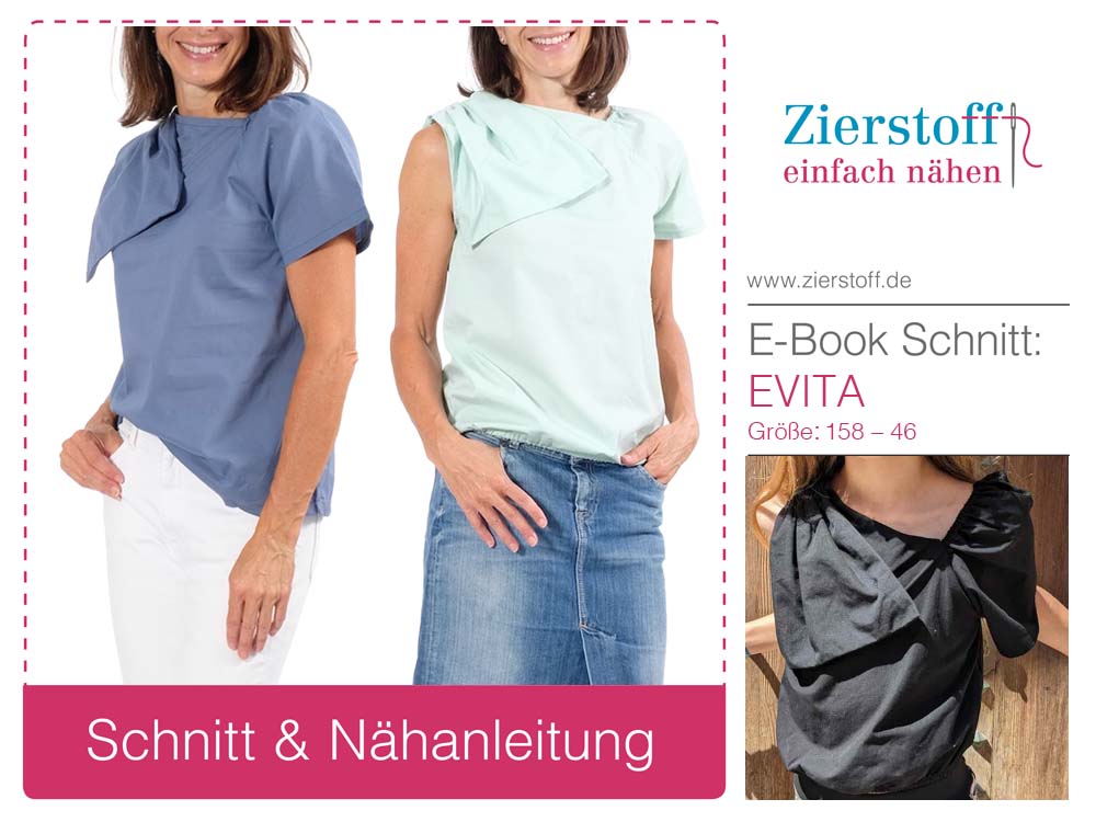 Bluse “EVITA”, Gr. 158 – Damengr. 46 – Bild 2