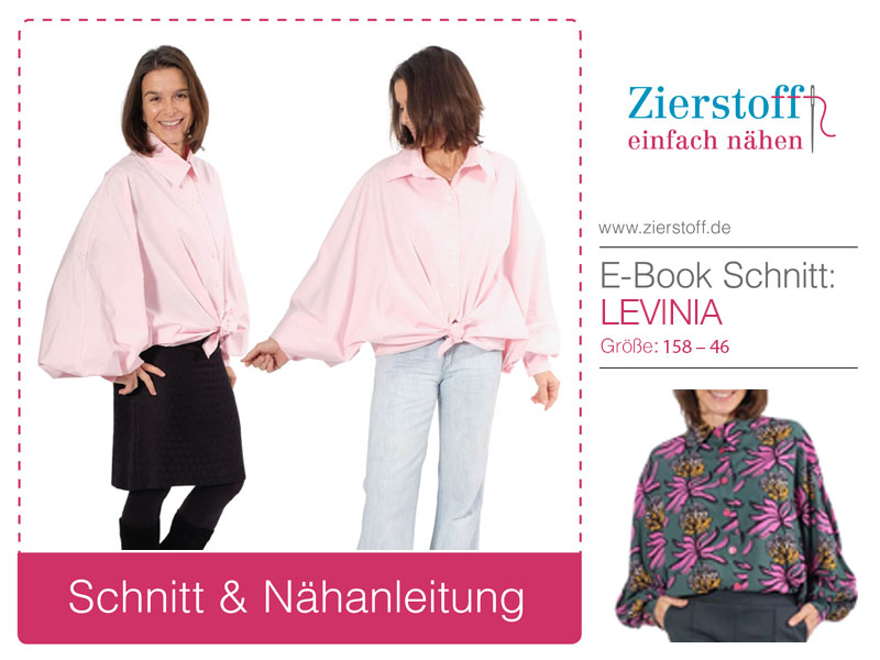 Bluse “Levinia”, Gr. 158 – Damengr. 46 – Bild 2