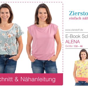 Shirt “ALENA”, Gr. 158 – Damengr. 46 – Zwei Schnitte! [Digital]