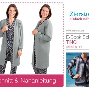 Comfort Fit – Cardigan / Übergangsjacke “TINO”, unisex, Gr. 42 – 54 [Digital]