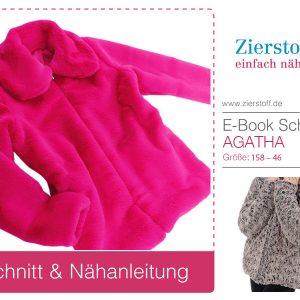 Fake Fur Jacke “AGATHA”, Gr. 158 – Damengr. 46 [Digital]