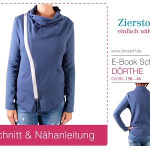 Sweatjacke “DÖRTHE”, Gr. 158 – Damengr. 46 [Digital]