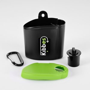 original Kibbes (Durch einfaches Hoch- und Zurückkippen fallen Dir nun Deine Leckerli direkt in Deine Hand.)