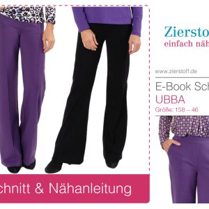 Hose mit Biese “UBBA”, Gr. 158 – Damengr. 46