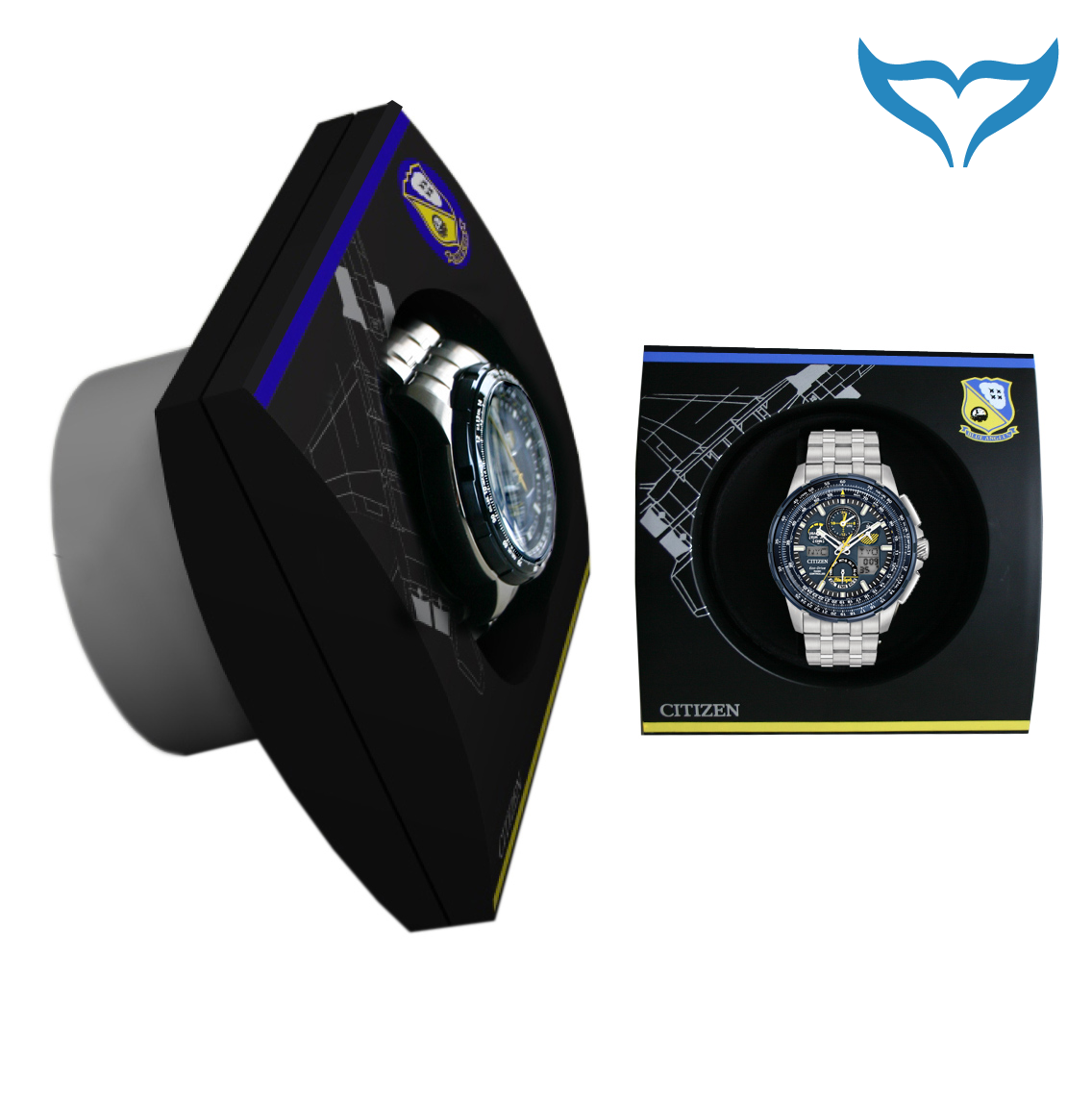 Citizen Promaster Skyhawk JY8078-52L Blue Angels Eco-Drive Funk 20 bar Chrono N – Bild 6
