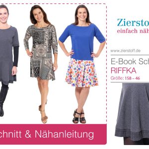 Kleid, Sweatshirtkleid “RIFFKA”, Gr. 158 – Damengr. 46