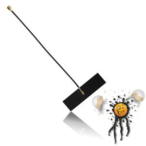 5DBi WiFi WLan 2,4GHz. b/g/n Klebeantenne mittlerer I-PEX Anschluss