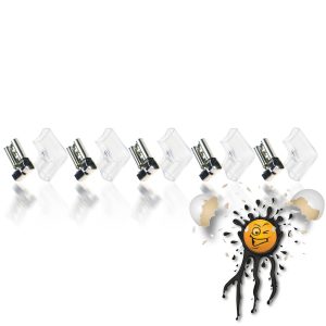 10 Teile / Items Quetsch Verbinder Buchse Female 6,3mm Bullet Set G