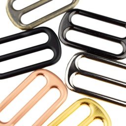 Versteller / Leiterschnalle, 25 mm – aus Metall, diverse Farben