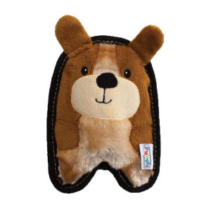 Outward Hound Durablez Mini plush toy, Dura-Tuff, doppelte Nähte, ohne Füllung, 17cm (puppy)