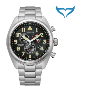 Citizen Super Titanium AT2480-81E Herren Armbanduhr Saphir Eco-Drive Herrenuhr N