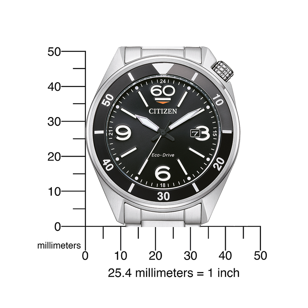 Citizen Sport AW1710-80E Herren Armbanduhr Eco-Drive Datum Ring Solar Herrenuhr – Bild 5