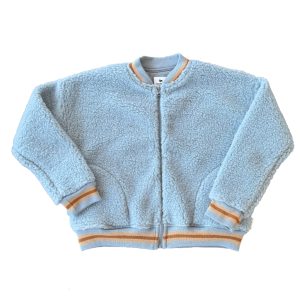 Alwero – Jacke BOOM, Icy Blue, Biowolle, ultra leicht