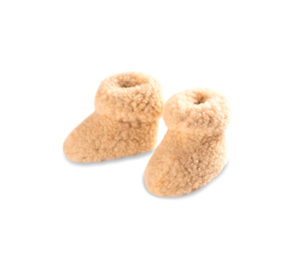 Alwero – Booties Baby, EVERS, Sand Brown, Biowolle