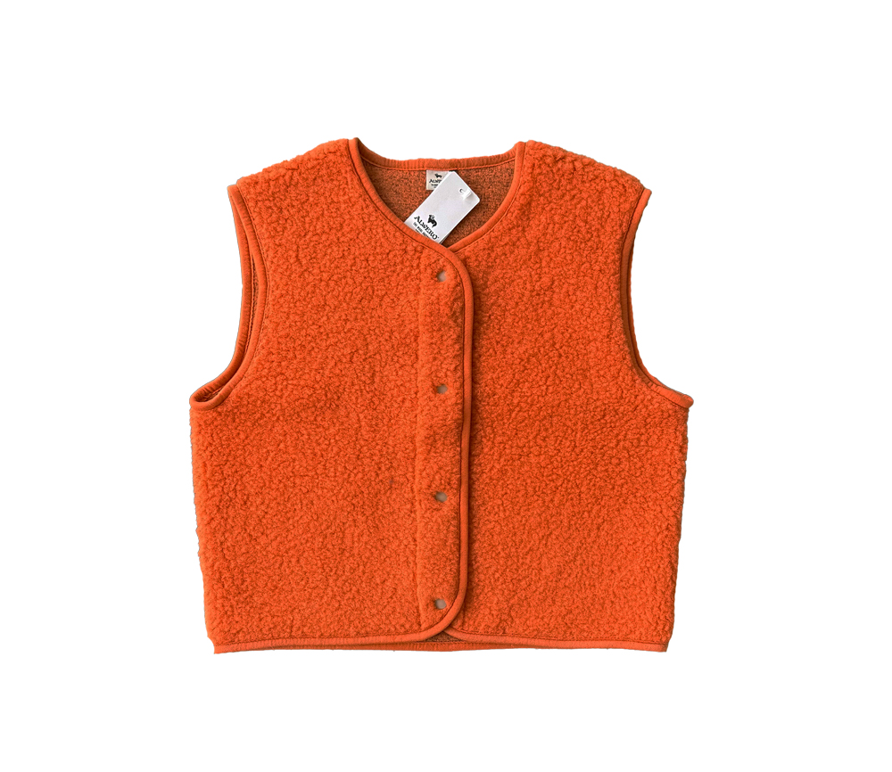 Alwero – Bodywarmer „TYB“ ADULT, Biowolle, MANDARIN, ultra light LIMITED EDITION – Bild 3