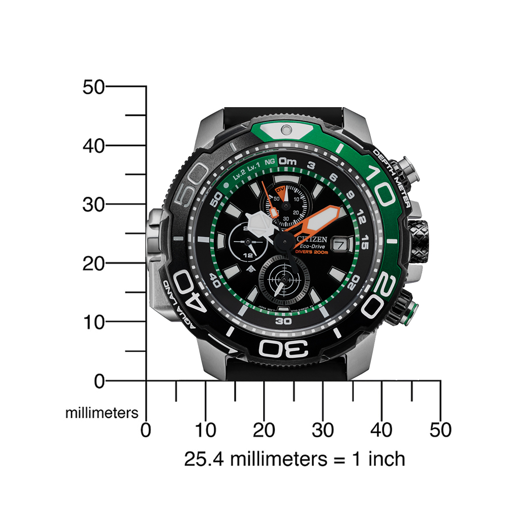 Citizen Promaster Marine BJ2168-01E 20bar Eco-Drive Saphir ISO 6425 Edelstahl Aqualand – Bild 4