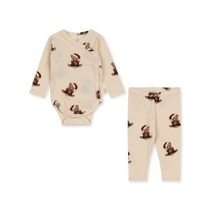 Konges Sløjd – Newborn Set „Christmas“, Biobaumwolle