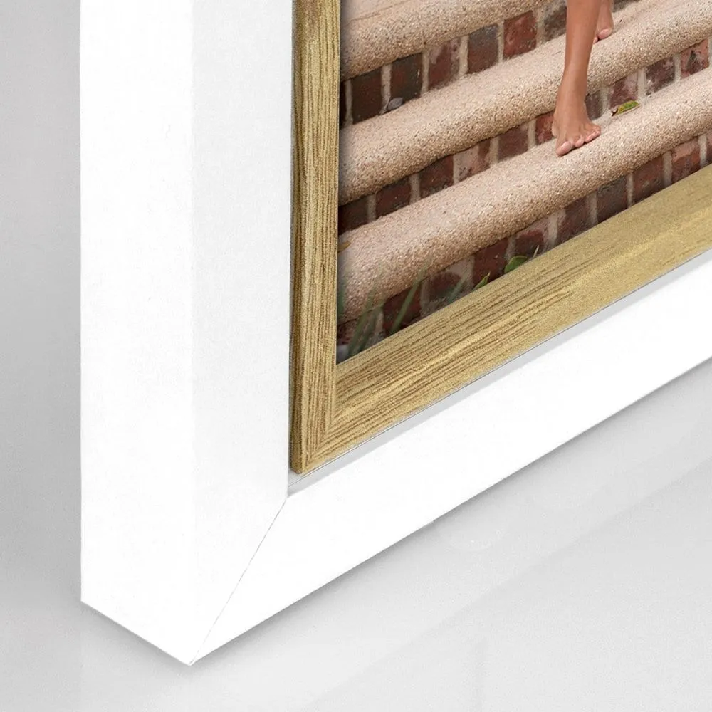 Bilderrahmen Holzrahmen Wechselrahmen Porträtrahmen Rahmen Holz weiß 1 Stk 3 Formate – Bild 8