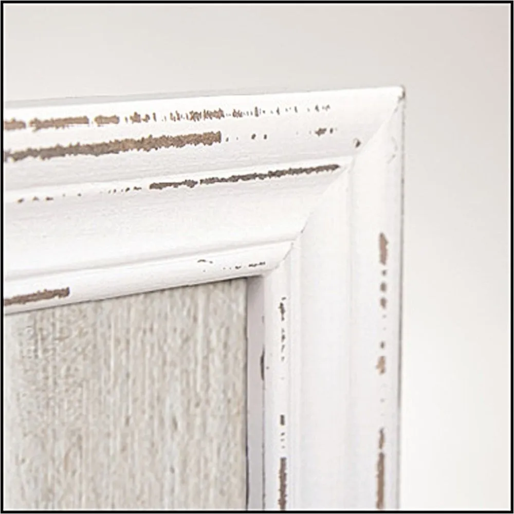 Bilderrahmen Klapprahmen Doppelrahmen Holz weiß Vintage Style 2 Fotos 2 Formate – Bild 5