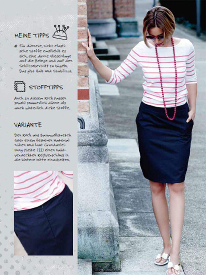 Baumwolle, Stretch Twill, Blau – Bild 5