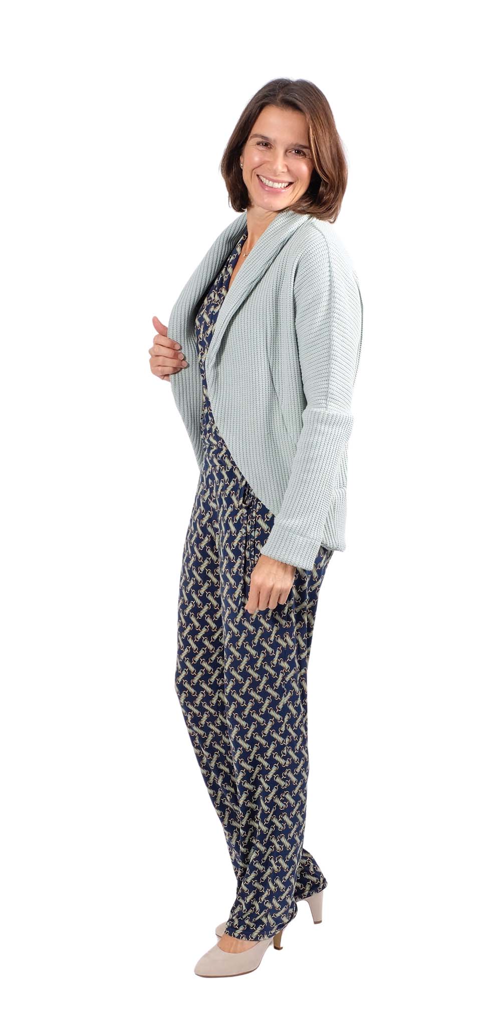 Schnittmuster auf Papier, Bolero, legere Jacke “MELISSA”, Gr. 158 – Damengr. 46 – Bild 7