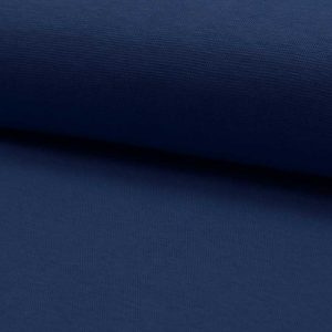 French Terry, unifarben Blau, Mittelblau, Sweatshirtstoff brushed