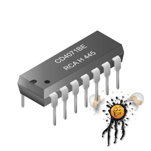 2 Stück pcs. CD4071 IC