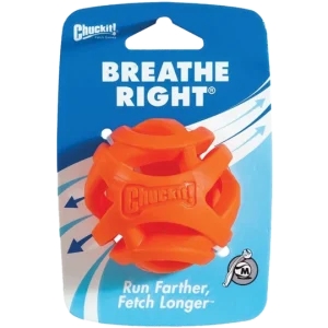 Chuckit Breathe Right Fetch Ball, medium (erleichtert Atmung und Luftstrom)