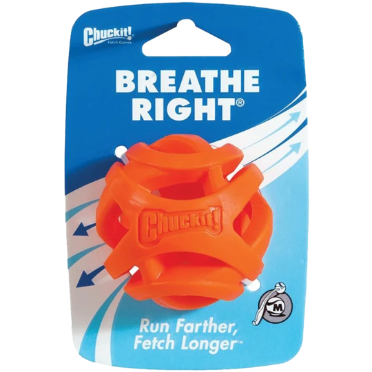 Chuckit Breathe Right Fetch Ball, medium (erleichtert Atmung und Luftstrom) – Bild 2