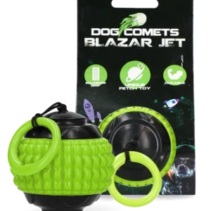 Dog Comets Blazar Jet, multifunktionaler Spielball aus langlebigem Kunststoff (orange)