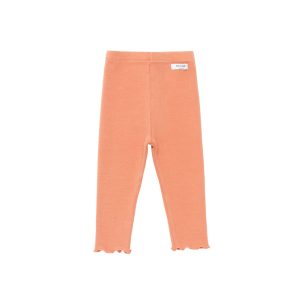 Donsje Amsterdam – Leggings „JOLINE“, amber brown, Biobaumwolle